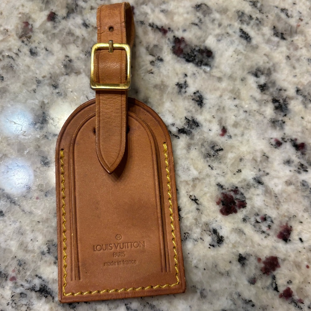 Louis Vuitton Authentic luggage tag